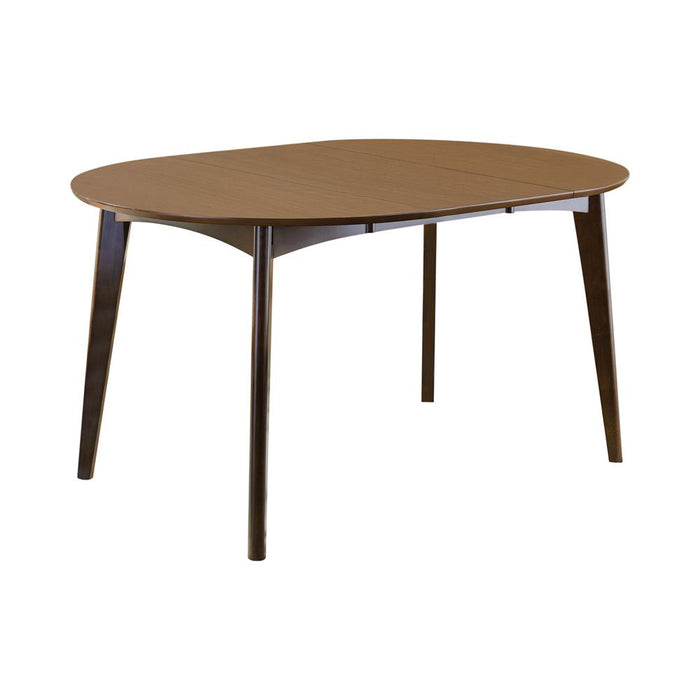 Jedda Oval Dining Table Dark Walnut image