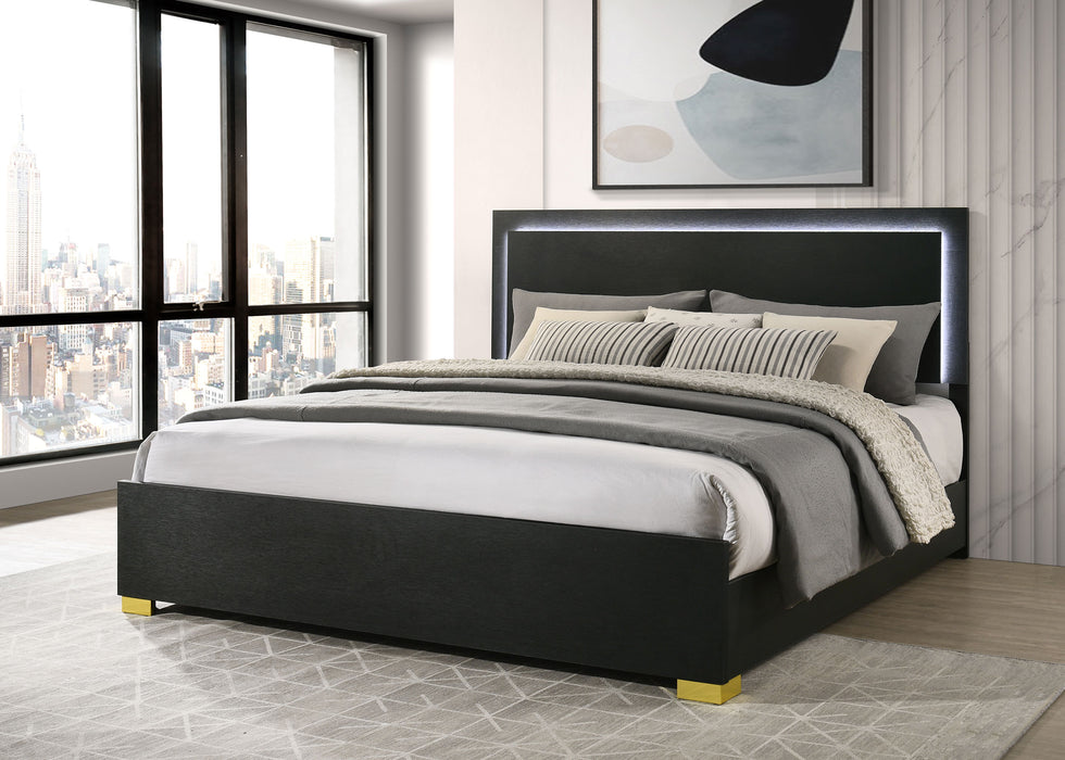 Marceline Panel Bed with LED Lighting - Sweet Dreams Bedding & Furn (PA)