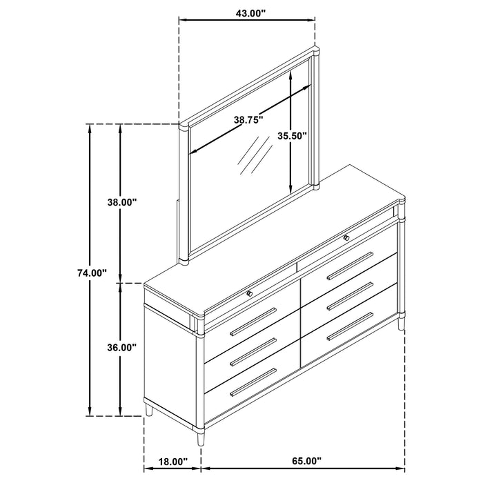 Gracemont Dresser with Mirror