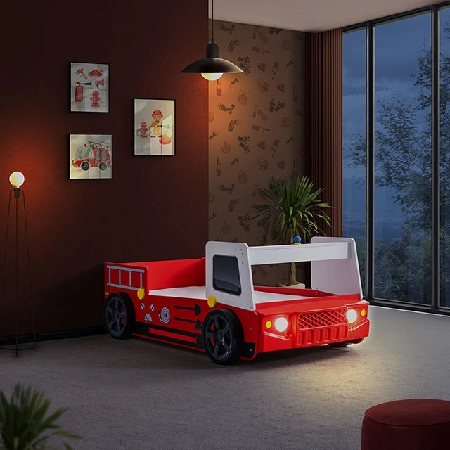 FIERSTALL Twin Bed, Red