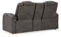 Fyne-Dyme Power Reclining Loveseat with Console - Sweet Dreams Bedding & Furn (PA)