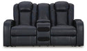 Fyne-Dyme Power Reclining Loveseat with Console - Sweet Dreams Bedding & Furn (PA)