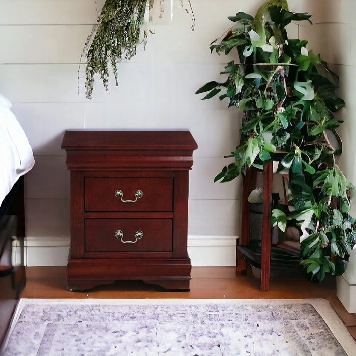 Louis Philippe Cherry Nightstand