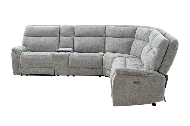 Mattheus Power Sectional with Cooler + 3 Recliners