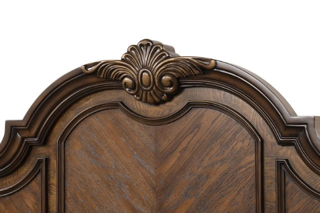 Leovanni Bed Dark Brown
