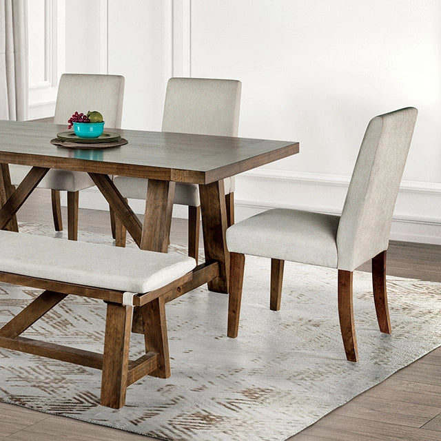 Losone 6 Pc Dining Table Set w/ Bench