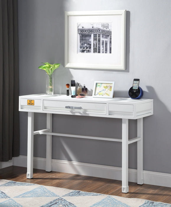 Cargo White Vanity Desk