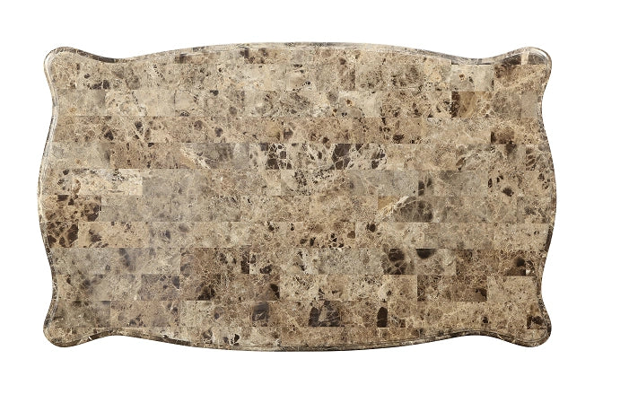 Shalisa Marble & Walnut Coffee Table