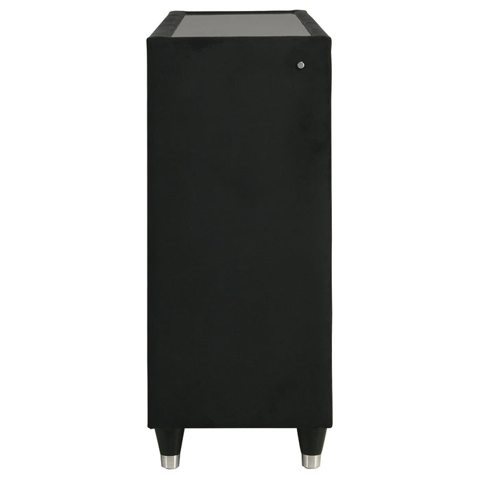 Ravenne Velvet Upholstered LED Dresser