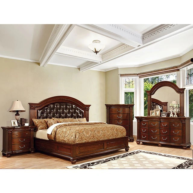 Grandom Queen, E.King, & Cal.King Bed Cherry