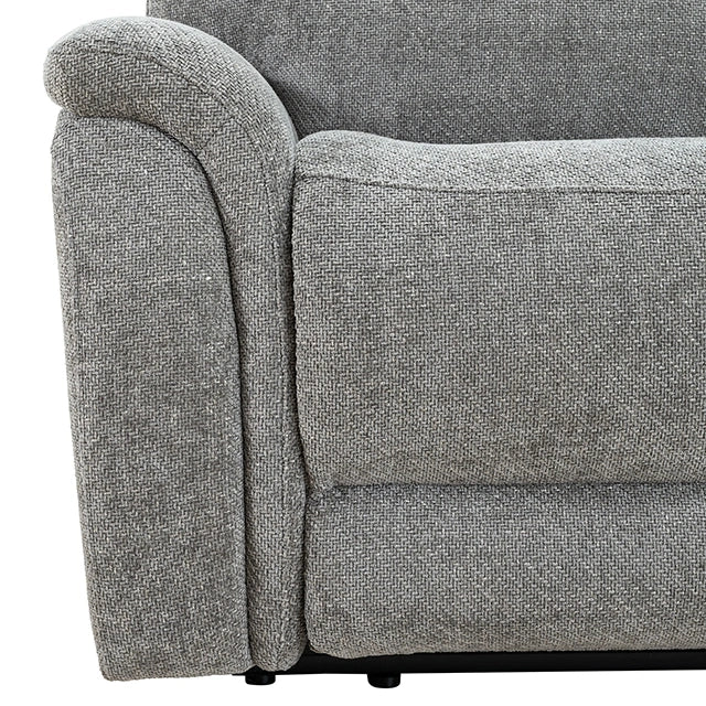 Mattheus Power Sectional with Cooler + 3 Recliners