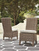Beachcroft Outdoor Side Chair with Cushion (Set of 2) - Sweet Dreams Bedding & Furn (PA)
