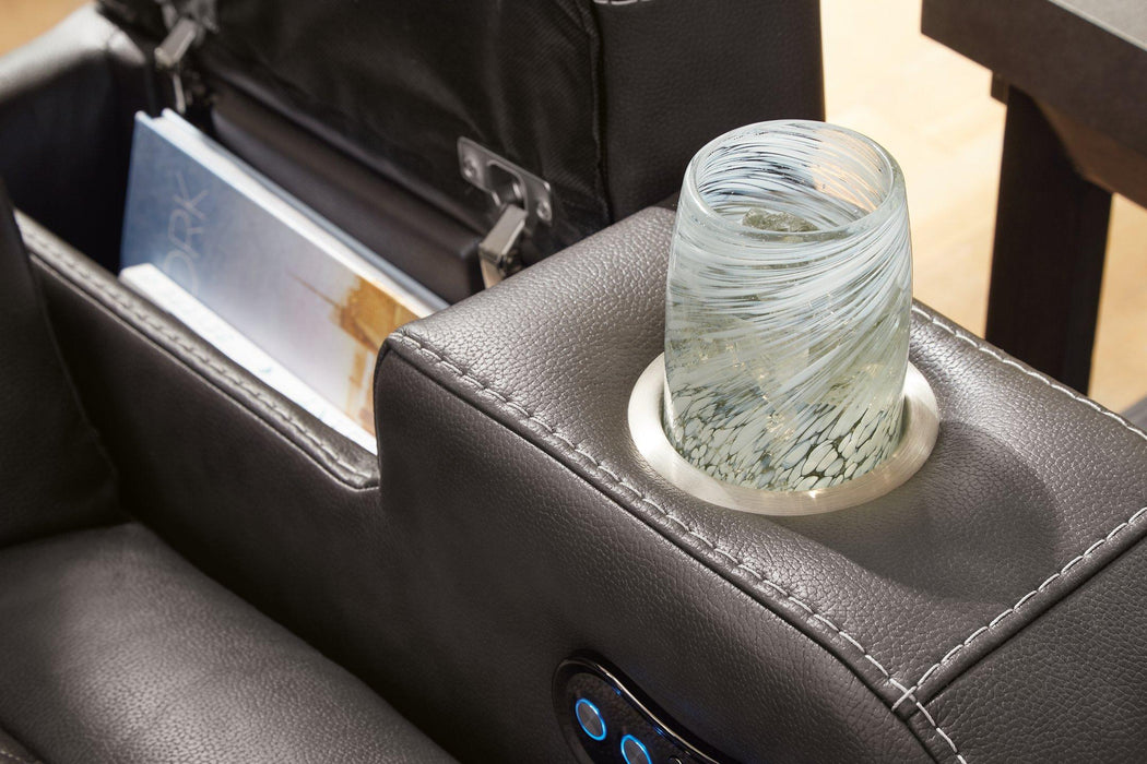 Fyne-Dyme Power Reclining Loveseat with Console - Sweet Dreams Bedding & Furn (PA)