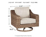 Beachcroft Outdoor Swivel Lounge with Cushion - Sweet Dreams Bedding & Furn (PA)