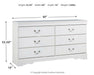 Anarasia Dresser - Sweet Dreams Bedding & Furn (PA)