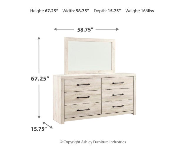 Cambeck Dresser and Mirror - Sweet Dreams Bedding & Furn (PA)