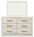 Cambeck Dresser and Mirror - Sweet Dreams Bedding & Furn (PA)