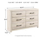 Cambeck Dresser and Mirror - Sweet Dreams Bedding & Furn (PA)