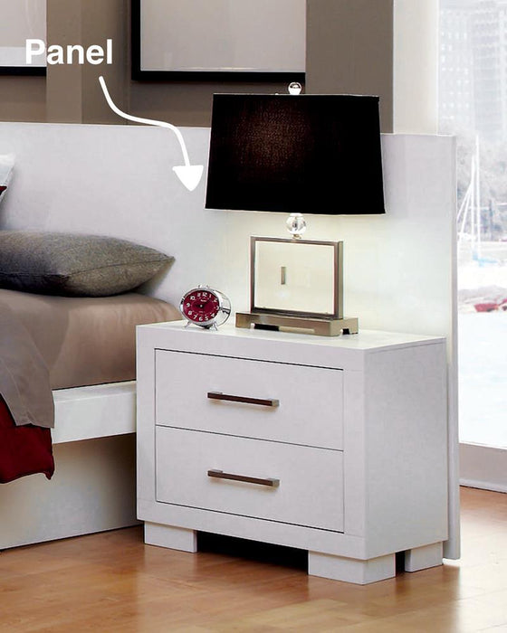 Jessica Nightstand Panels White (Set of 2) - Sweet Dreams Bedding & Furn (PA)