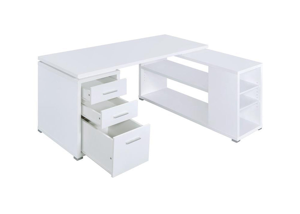 Yvette L-shape Office Desk