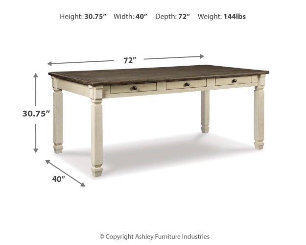 Bolanburg Dining Table - Sweet Dreams Bedding & Furn (PA)