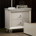 ALLIE Night Stand Beige & Rose Gold - Sweet Dreams Bedding & Furn (PA)