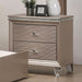 ALLIE Night Stand Beige & Rose Gold - Sweet Dreams Bedding & Furn (PA)