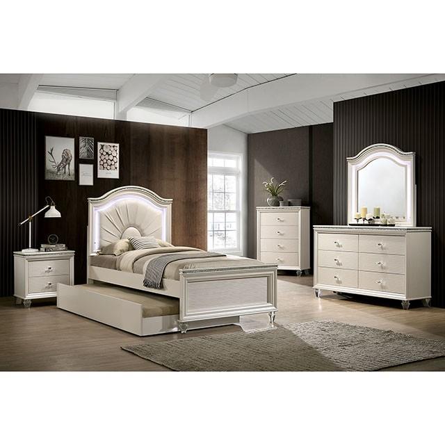 Allie Bed Beige & Pink - Sweet Dreams Bedding & Furn (PA)