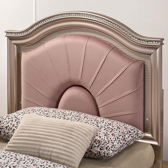 Allie Bed Beige & Pink - Sweet Dreams Bedding & Furn (PA)