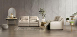 ALTAMURA Power Loveseat, Gray & Beige - Sweet Dreams Bedding & Furn (PA)