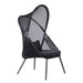 Alverta Foldable Chair Grey & Black (2/Ctn) - Sweet Dreams Bedding & Furn (PA)