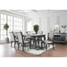 Amina Gray Side Chair (2/CTN) - Sweet Dreams Bedding & Furn (PA)
