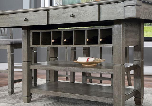 ANAYA Counter Ht. Table, Gray - Sweet Dreams Bedding & Furn (PA)