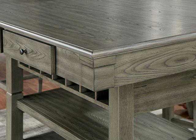 ANAYA Counter Ht. Table, Gray - Sweet Dreams Bedding & Furn (PA)
