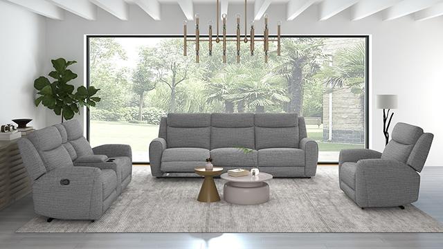 Antonius Manual Recliner Loveseat w/ Console - Sweet Dreams Bedding & Furn (PA)