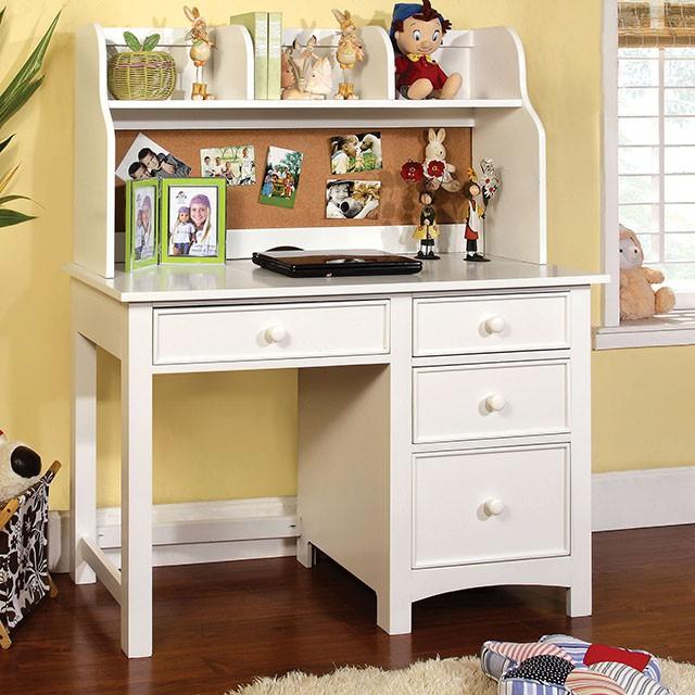 Omnus White Desk - Sweet Dreams Bedding & Furn (PA)