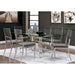 Casper Chrome Dining Table - Sweet Dreams Bedding & Furn (PA)