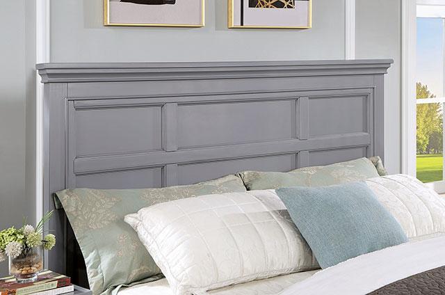 CASTLILE Queen Bed, Gray - Sweet Dreams Bedding & Furn (PA)