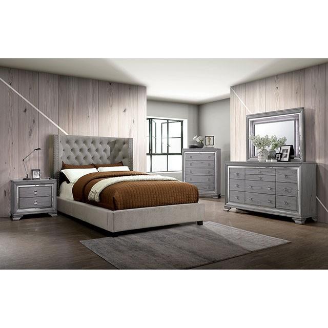 Cayla Bed Silver & Grey - Sweet Dreams Bedding & Furn (PA)