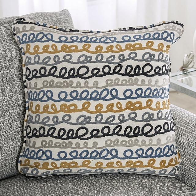 CHANCERY Sofa, Gray/Navy - Sweet Dreams Bedding & Furn (PA)