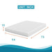 Artemisia 10" Memory Foam Mattress White - Sweet Dreams Bedding & Furn (PA)
