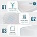 Artemisia 6" Memory Foam Mattress White - Sweet Dreams Bedding & Furn (PA)