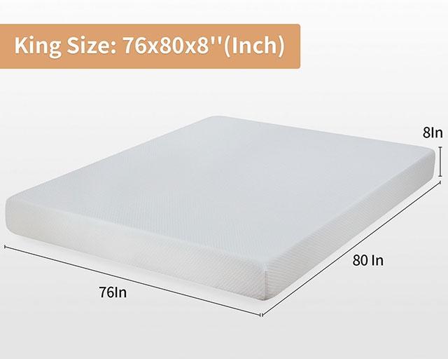 Artemisia 8" Memory Foam Mattress White - Sweet Dreams Bedding & Furn (PA)