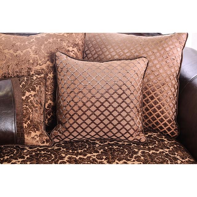 ELPIS Brown/Espresso Sofa - Sweet Dreams Bedding & Furn (PA)