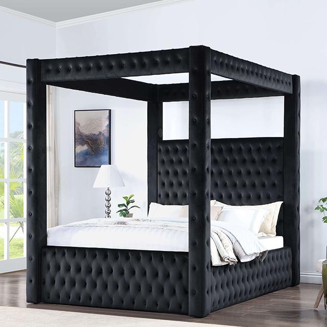 Etherea Bed Gray & Black - Sweet Dreams Bedding & Furn (PA)