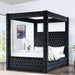 Etherea Bed Gray & Black - Sweet Dreams Bedding & Furn (PA)