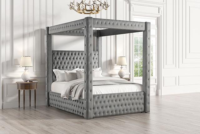 Etherea Bed Gray & Black - Sweet Dreams Bedding & Furn (PA)