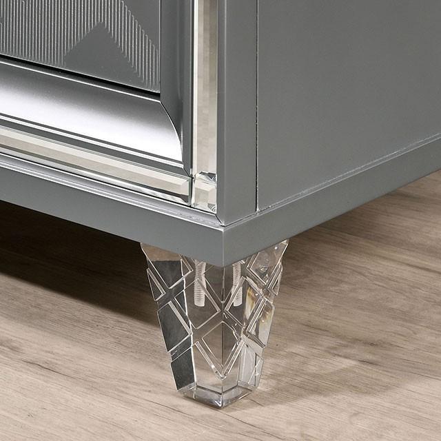 EMMELINE Night Stand w/ USB Outlet - Sweet Dreams Bedding & Furn (PA)