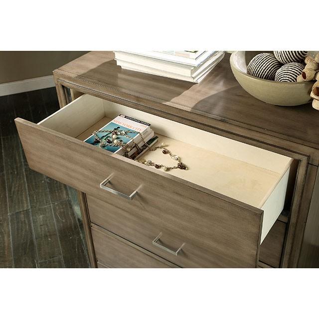 ENRICO I Gray Media Chest - Sweet Dreams Bedding & Furn (PA)