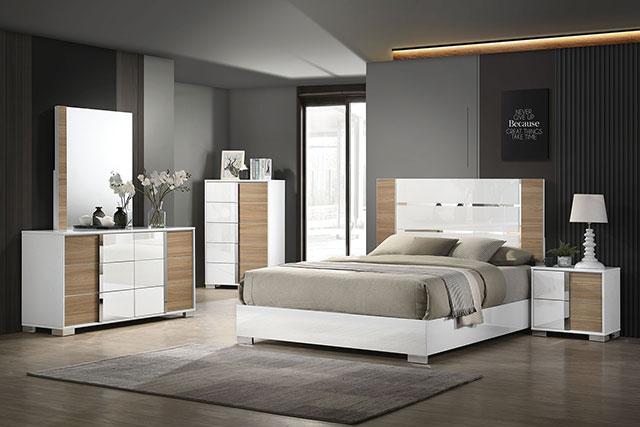 ERLANGEN Mirror, White/Natural - Sweet Dreams Bedding & Furn (PA)